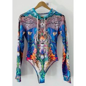 Burning Man Onesie Art Body Suit